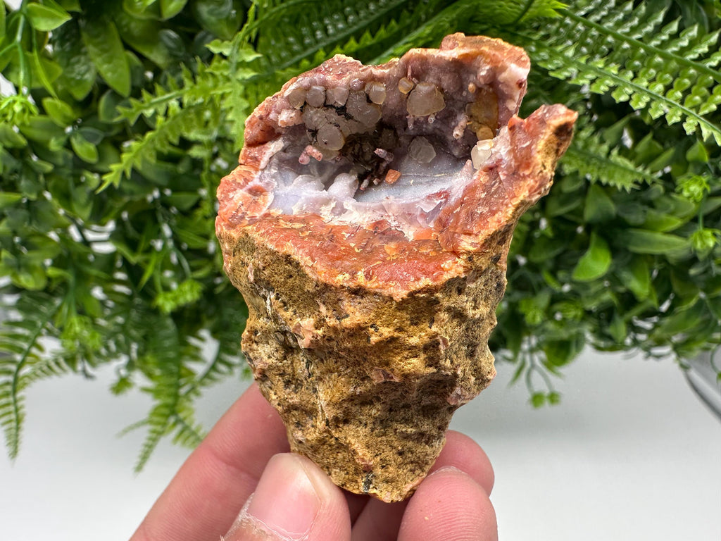 Moroccan Red Chalcedony Crystal, Mineral Specimen