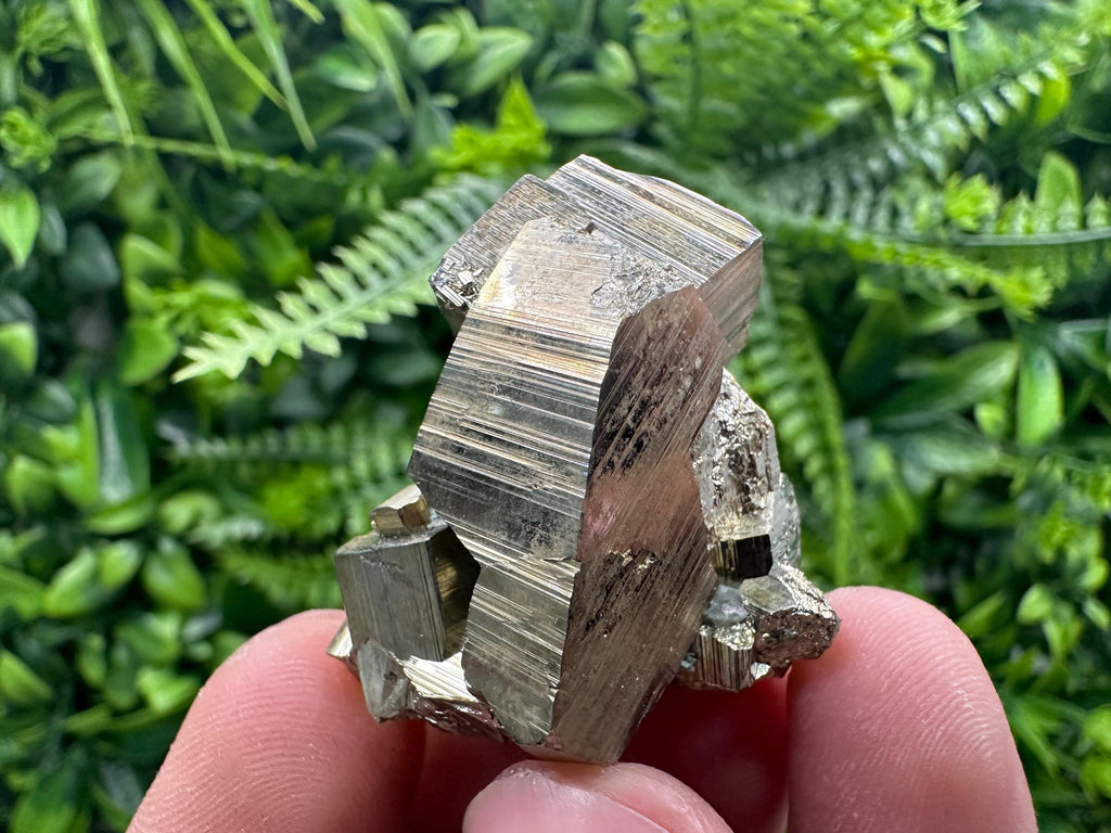Rare Floating Pyrite Cluster - Borieva Mine - Home Decor Crystal