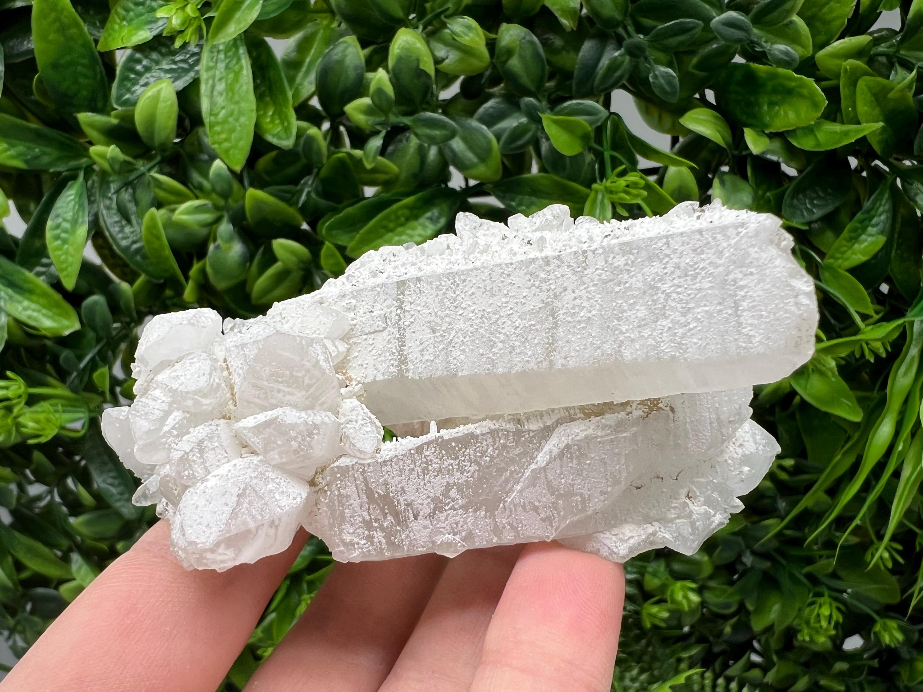 Wonderful Transparent Quartz whit Pyrite,from Krushev dol mine,Bulgaria,natural minerals,collection crystal,home decor stone,gift,quartz cls