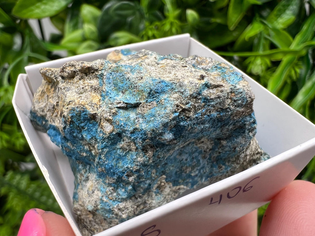 Rare Raw Aerinite Mineral Specimen: Lleida, Spain Collection Crystal