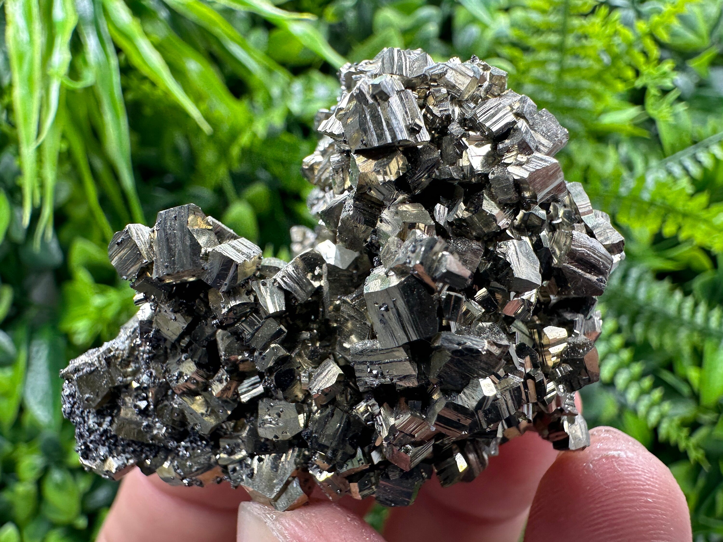 Natural Pyrite Crystal Cluster, September Mine Bulgaria
