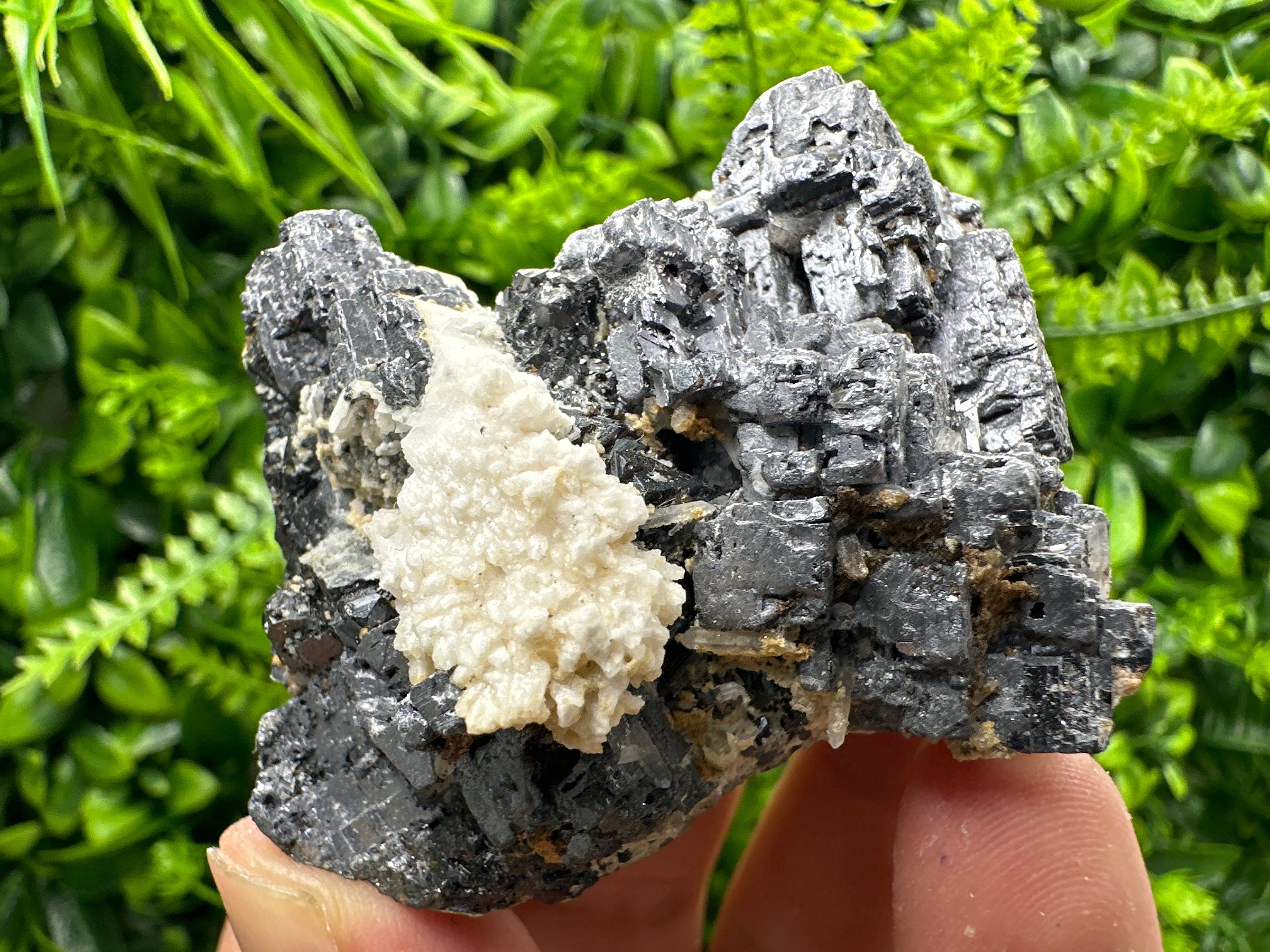 Rare Skeleton Galena Cluster: Natural Crystal Mineral Souvenir