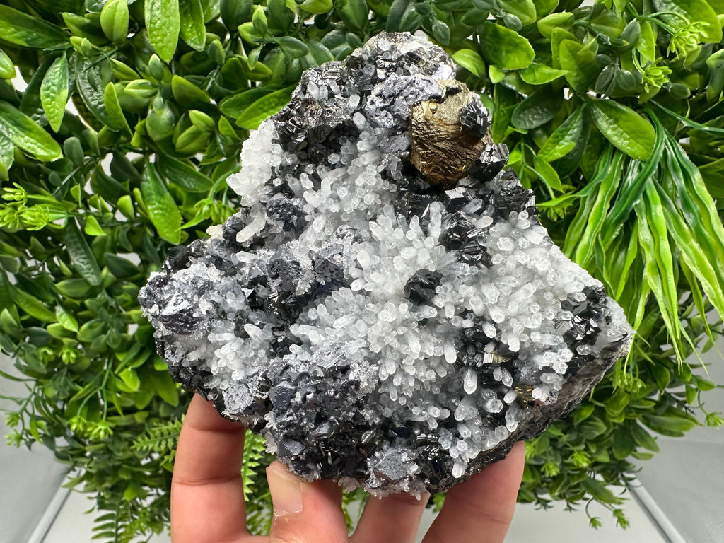 Galena Sphalerite Pyrite Mineral Specimen, Krushev Dol Mine, Bulgaria