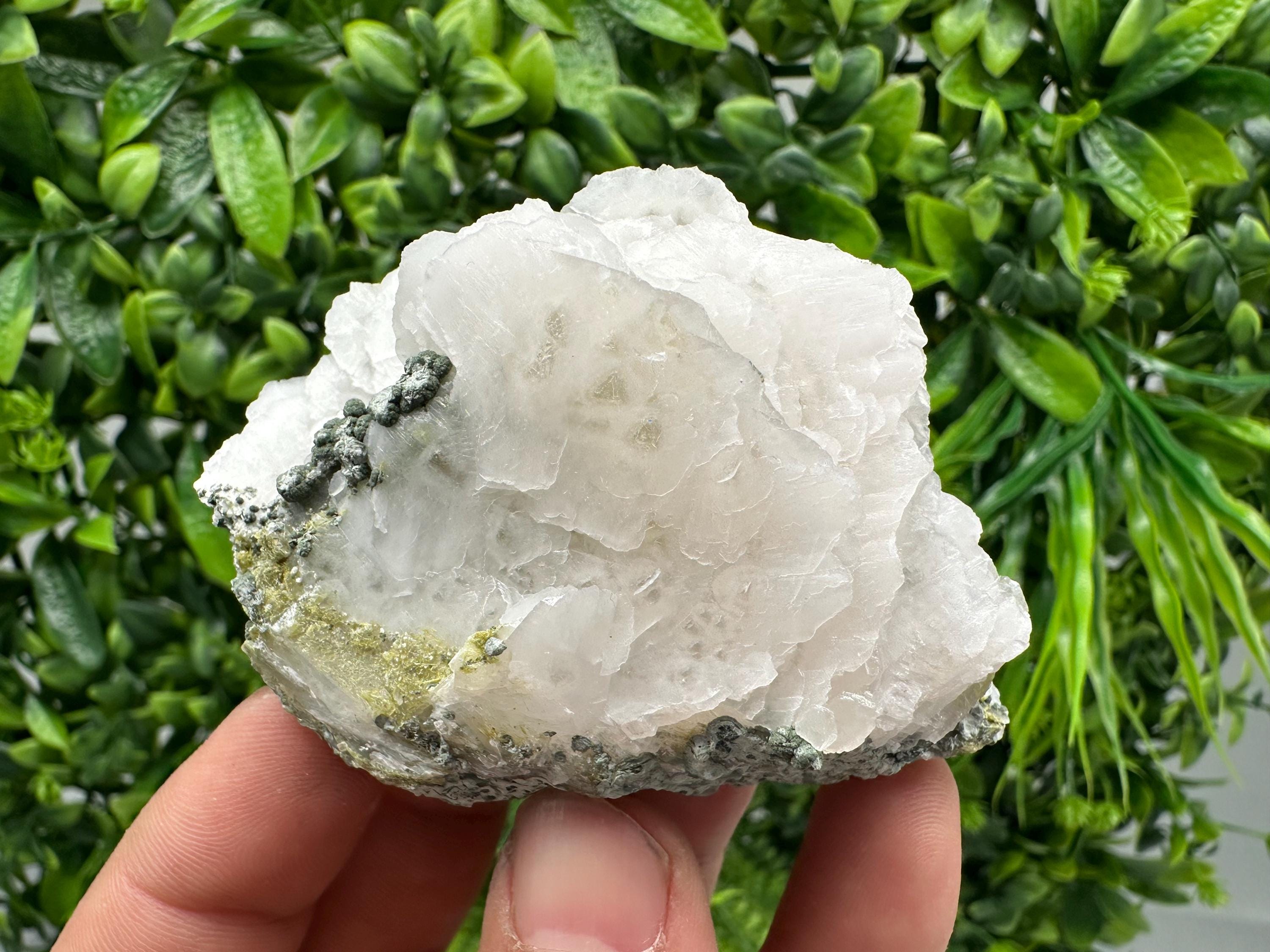 UV Mangano Calcite, Bulgaria Mineral Specimen, Home Decor Gift