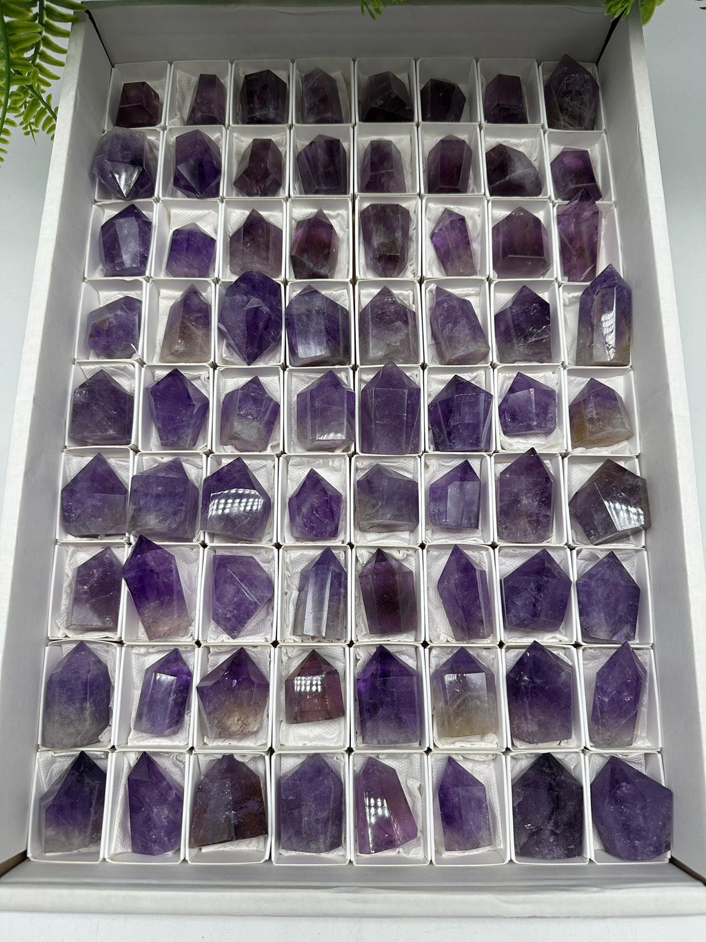 Brazilian Amethyst Point, Deep Purple Cathedral Crystal