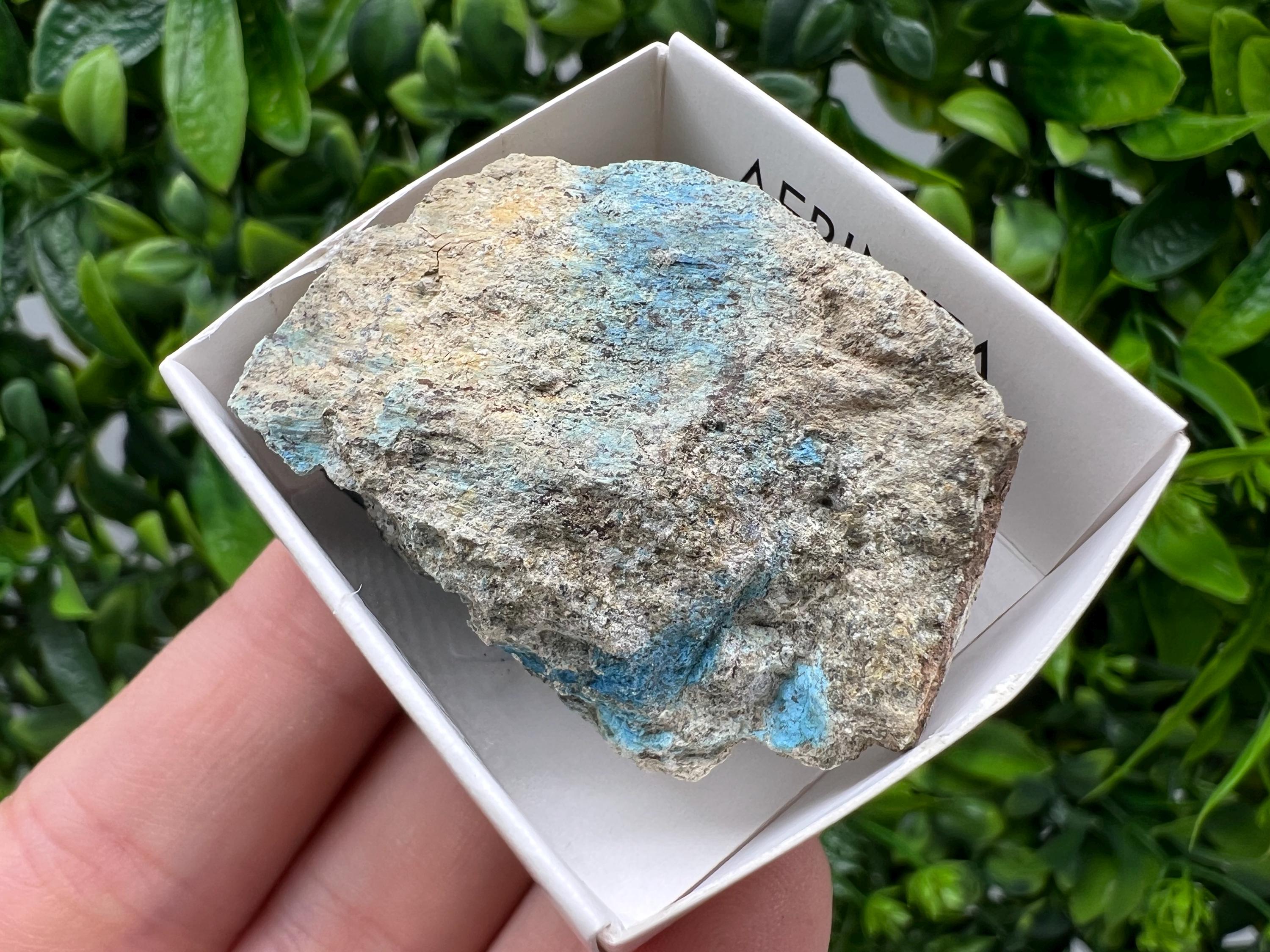 Rare Raw Aerinite Mineral Specimen: Lleida, Spain (4.5/3.5 CM)