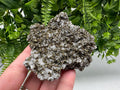 Stunning Pyrite on Quartz,Calcite from Borieva mine,Madan,Bulgaria,natural,collectible mineral specimen,home decor stone,collection crystal