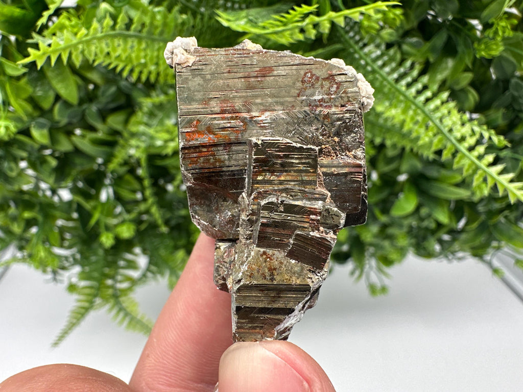 Wonderful Rainbow Pyrite whit Calcite,natural minerals souvenir Crystal,collection stone,rare minerals,home decor,Borieva Bulgaria
