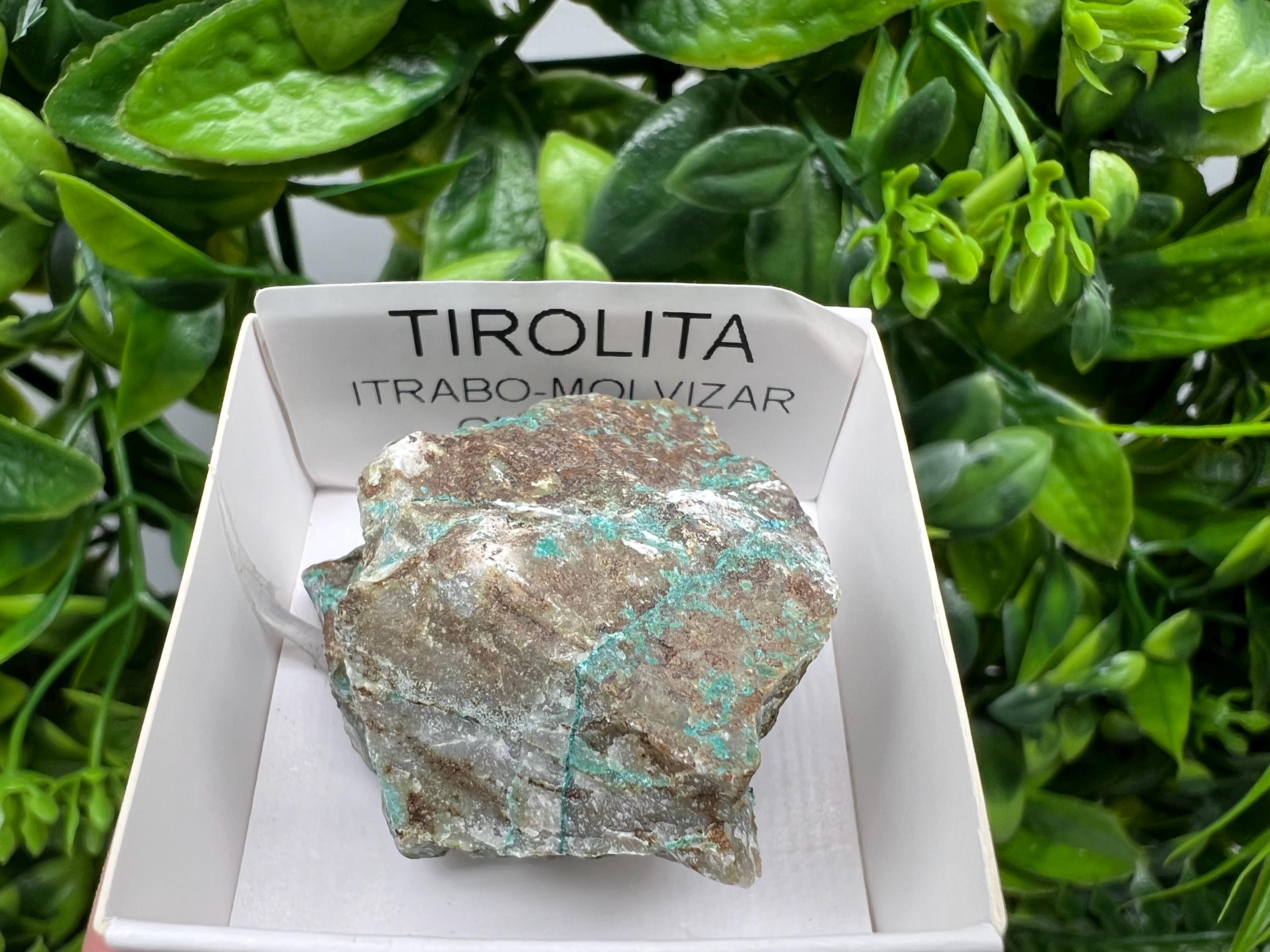 Rare Raw Tirolite Mineral Specimen: Granada, Spain (3.5/3.5cm)