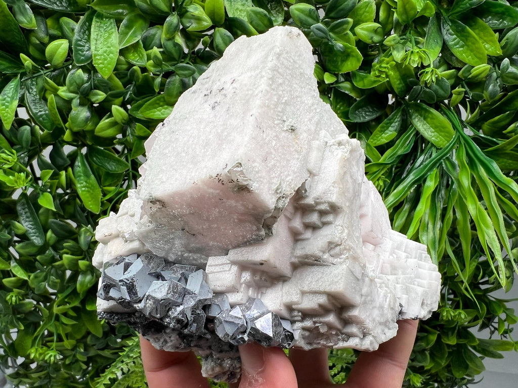 Stunning Shpinel Galena on Sphalerite,Calcite from Borieva mine,Madan,Bulgaria,Natural,collectible mineral specimen,home decor,collectible’s