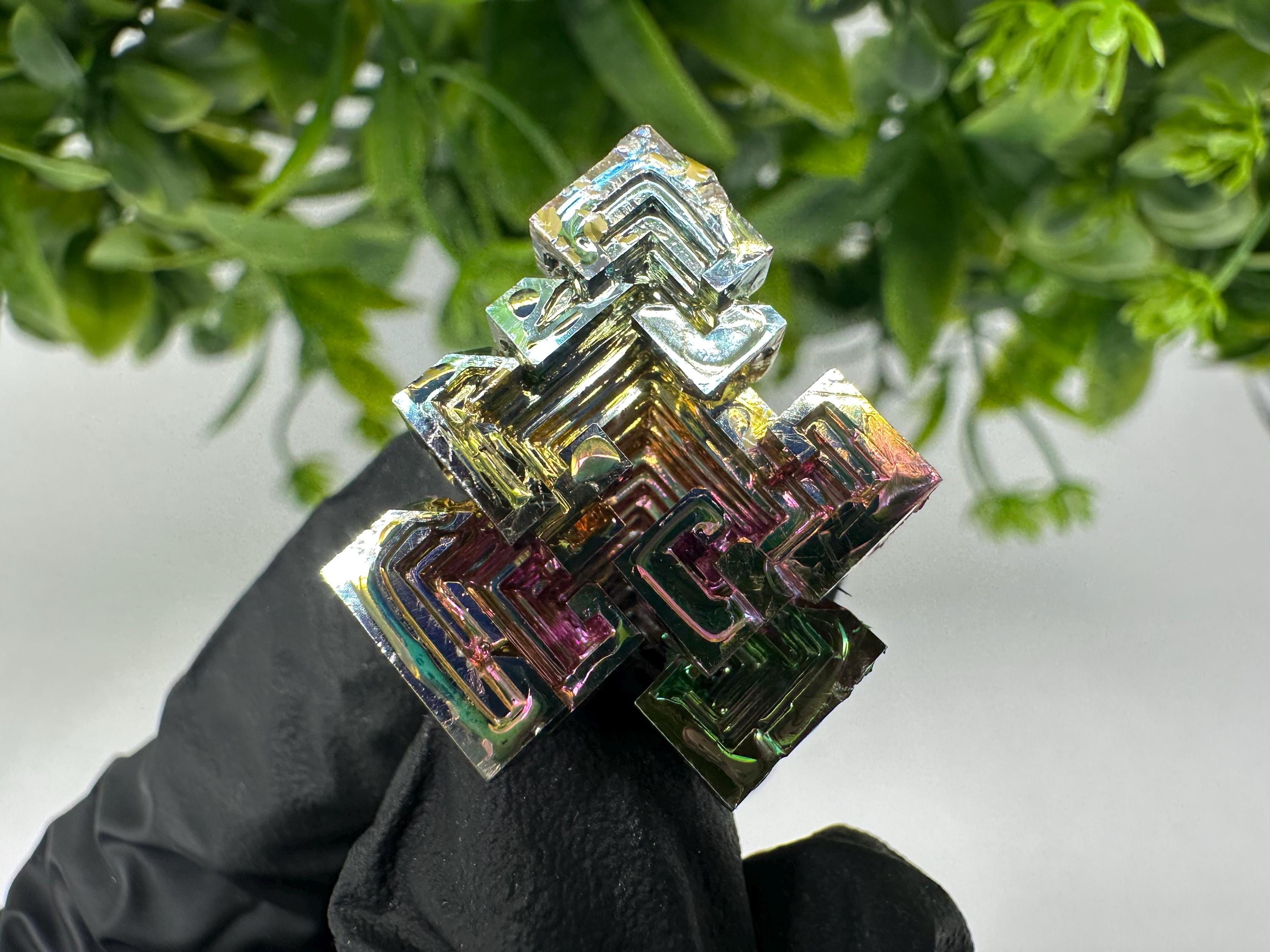 Rainbow Bismuth Crystal: Rare Gemstone Specimen,wholesale Bismuth
