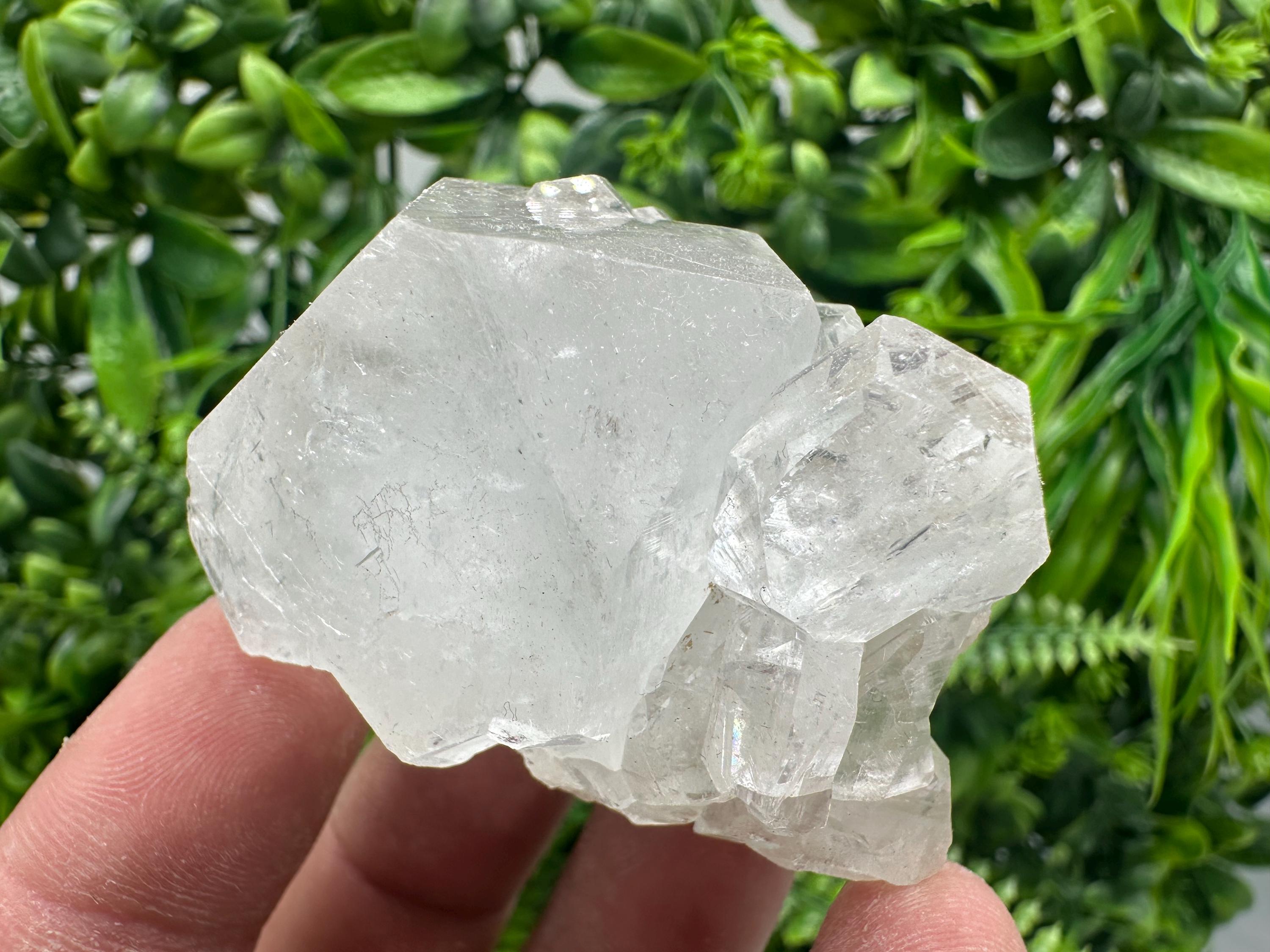 Apophyllite Stilbite on Chalcedony Specimen, India Crystal