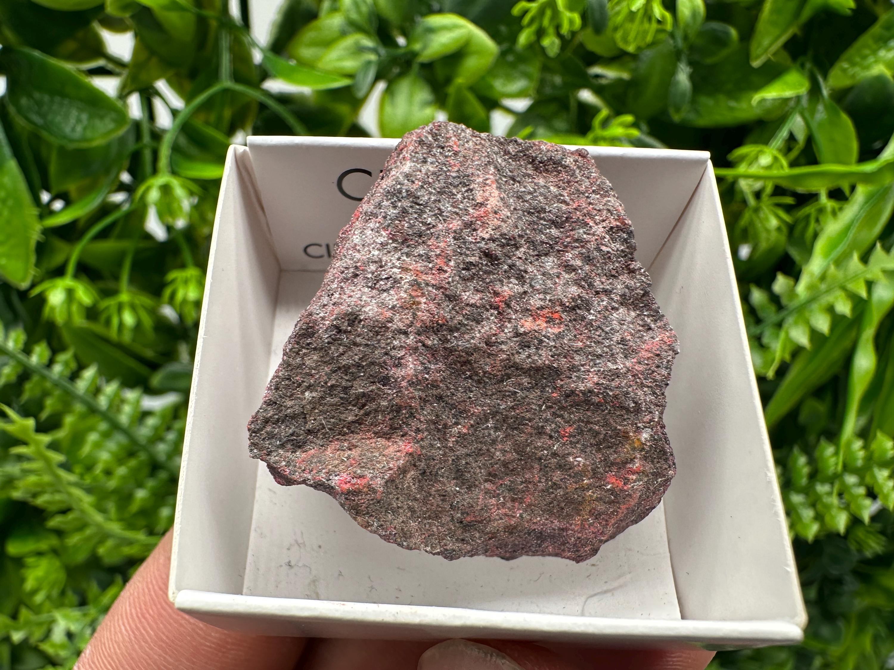 Red Cinnabar Crystal Specimen: Raw Mineral from Almaden, Spain