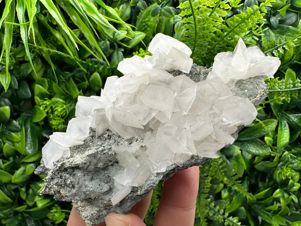 Borieva Mine Pyrite Calcite Cluster on Matrix: Bulgaria Home Decor Stone