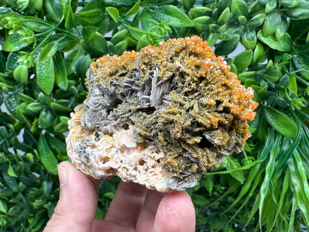 VERY Rare red Vanadinite on Barite whit Goethite from Marocco,crystal minerals Speciment cluster Vanadinite crystal Vanadinite Geology Vanad