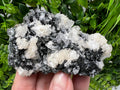Calcite on Quartz Specimen: Borieva Mine, Madan, Bulgaria