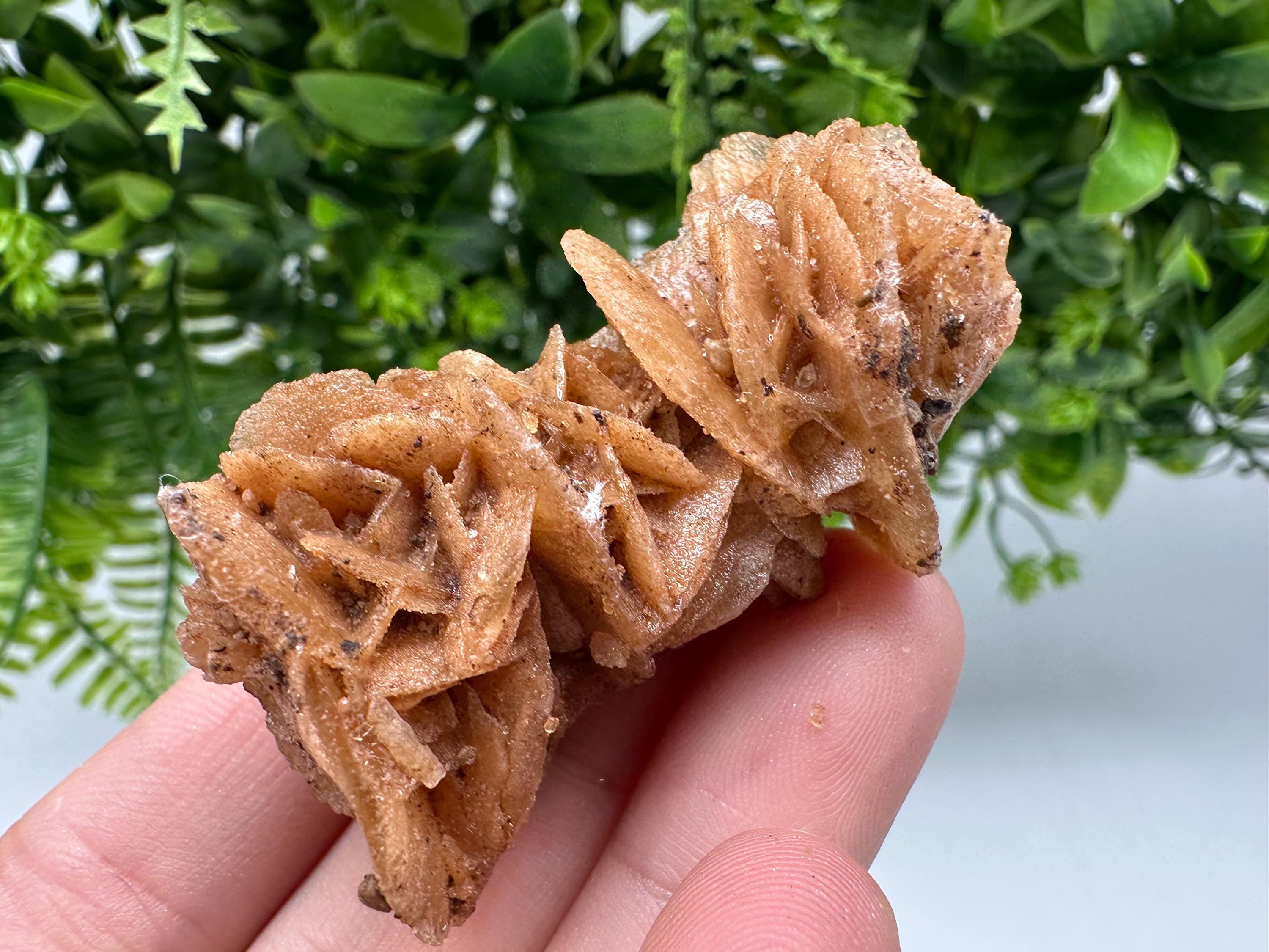 Natural Desert Rose Crystal - Root Chakra Healing Selenite Brown Stone - Vitality & Creativity Boost - Spiritual Gift for Home Decor,mineral