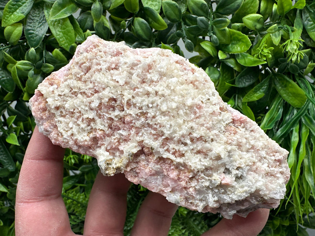 Rhodochrosite on Quartz, Starnica Mine Mineral Specimen