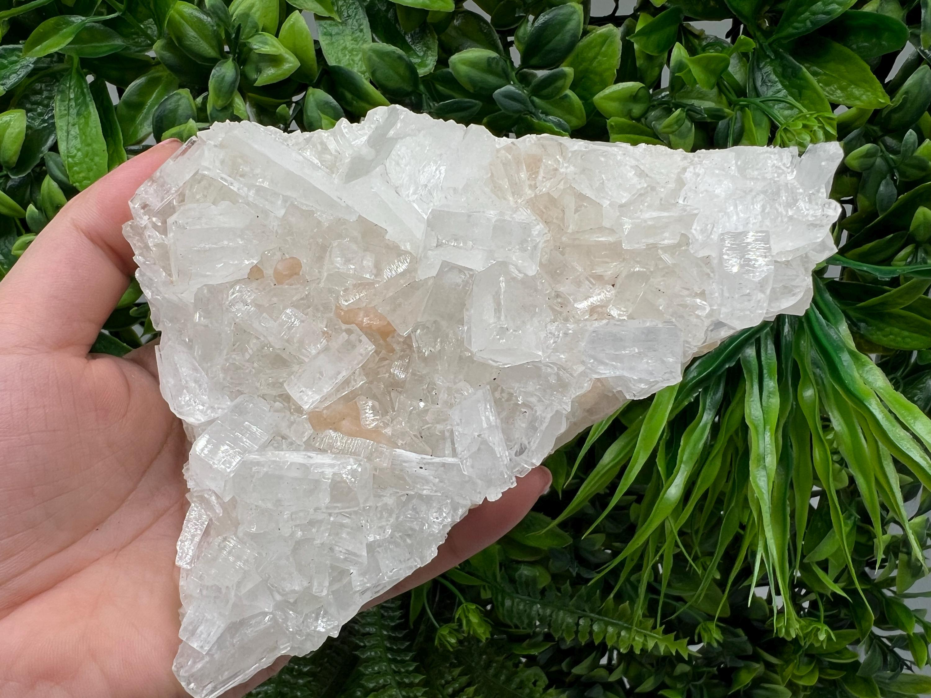 EXSTA Large Apophyllite,Stilbite on Chalcedony,natural,collection mineral specimen,India Mineral,Crystal,Stone Mineral Specimen IndiaCrystal