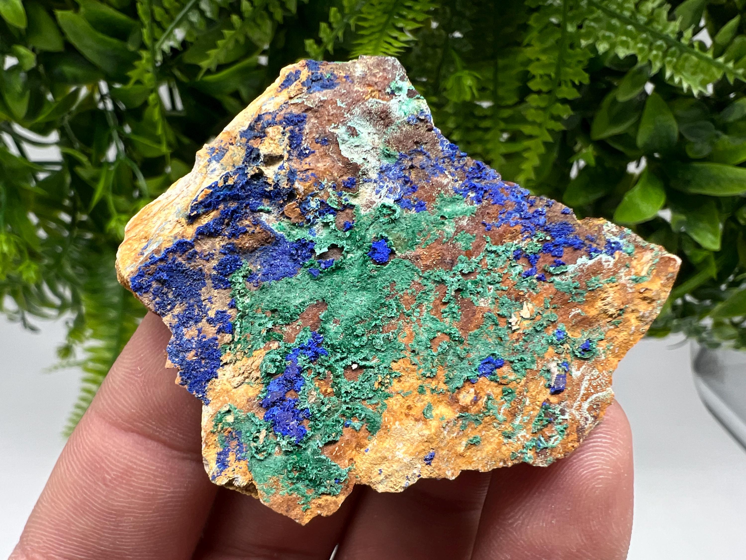 Azurite and Malachite,from Morocco,green minerals,Blue crystal,collection stone,home decor mineral,gift mineral,crystal Rare crystal mineral