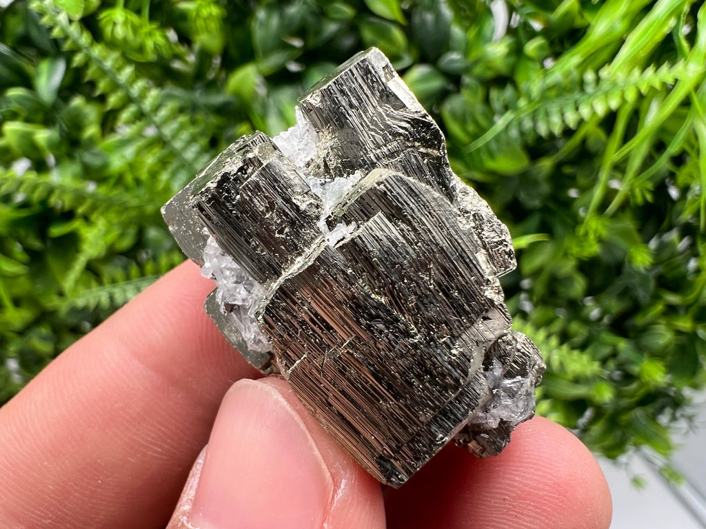 Rainbow Pyrite Hematite Cluster: Borieva Mine, Bulgaria