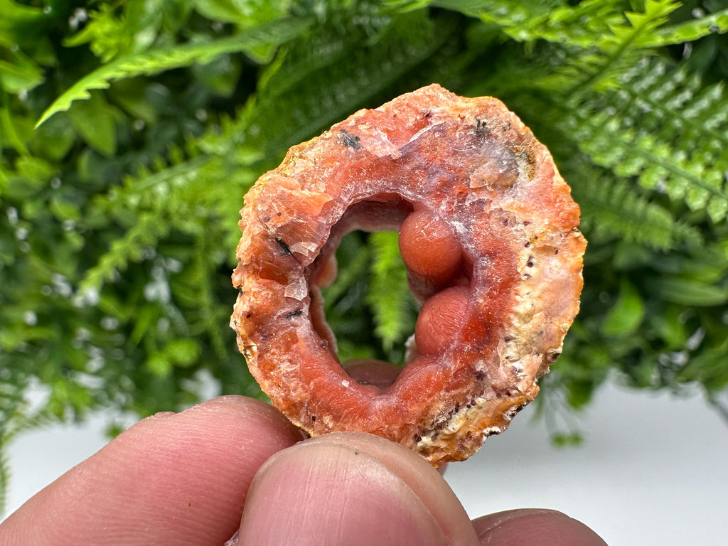Red Chalcedony Crystal, Moroccan Mineral Specimen, Souvenir Gift