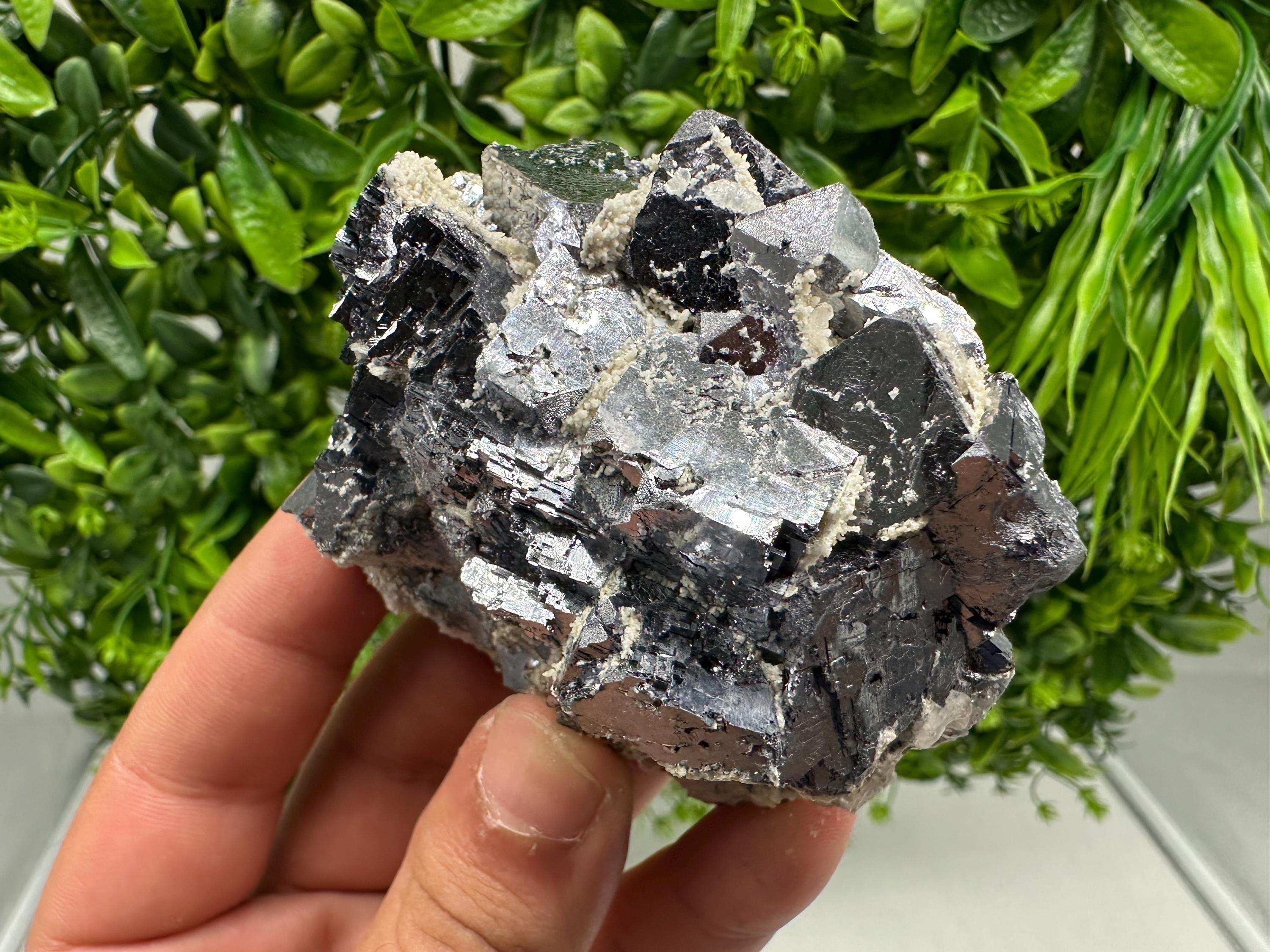 Rare Galena Cubes, Marzyan Mine Mineral Specimen, Bulgaria