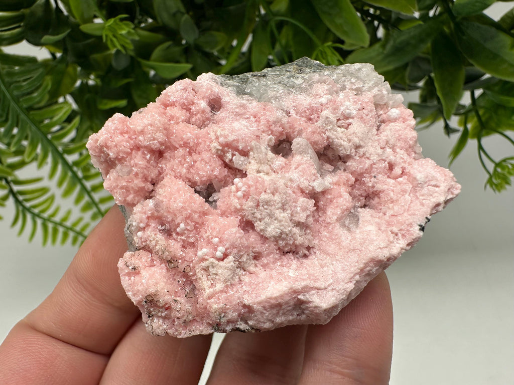 Pink Rhodochrosite Crystal: Starnica Mine, Bulgaria, Home Decor