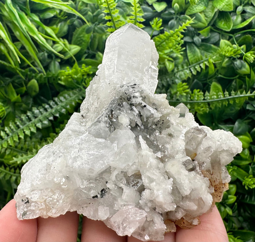 Quartz with Calcite Cluster, Borieva Mine Bulgaria, Home Decor Stone