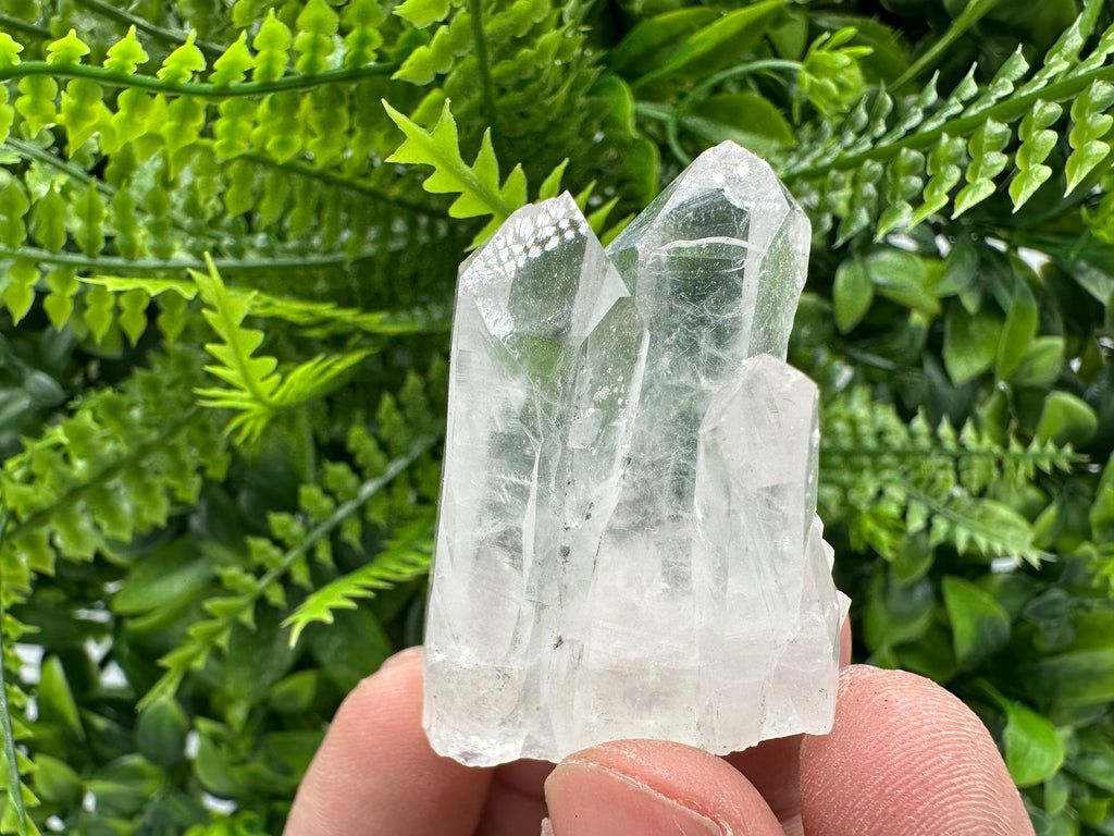 Transparent Quartz Crystal Cluster, Djurcovo Mine, Bulgaria, Rare Mineral Specimen