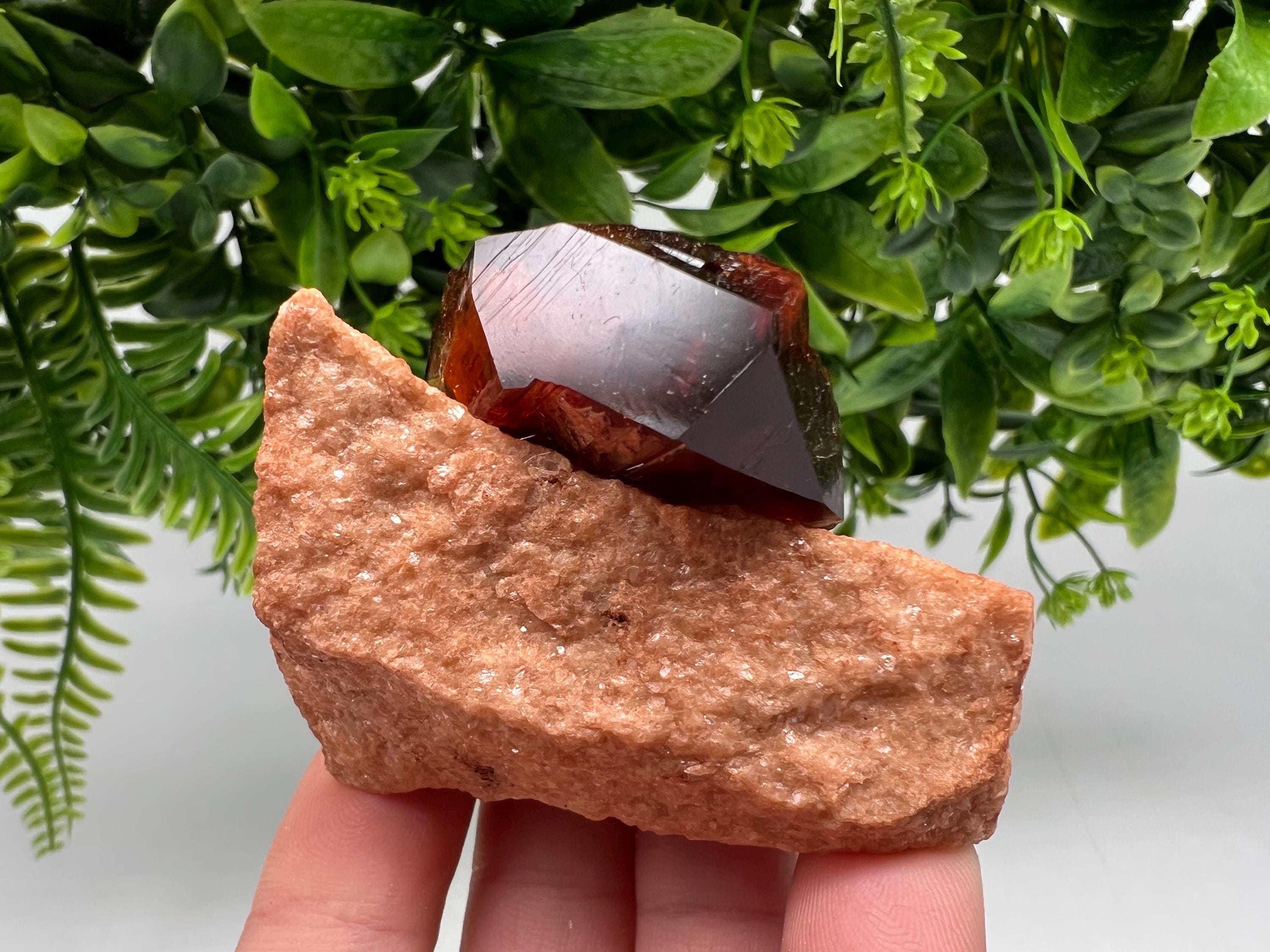Orange-Brown Arcanite Mineral Specimen, Santa Ana Tin Mine