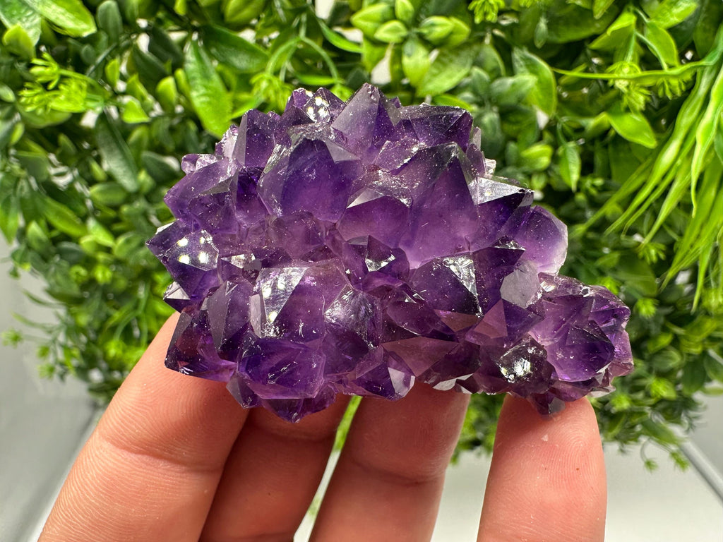 Uruguay Amethyst Cluster, Natural Purple Quartz Crystal, Home Decor