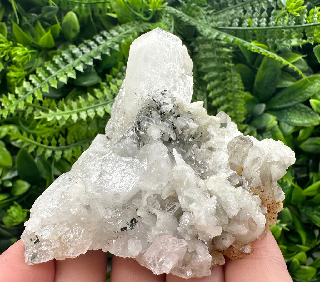 Quartz with Calcite Cluster, Borieva Mine Bulgaria, Home Decor Stone