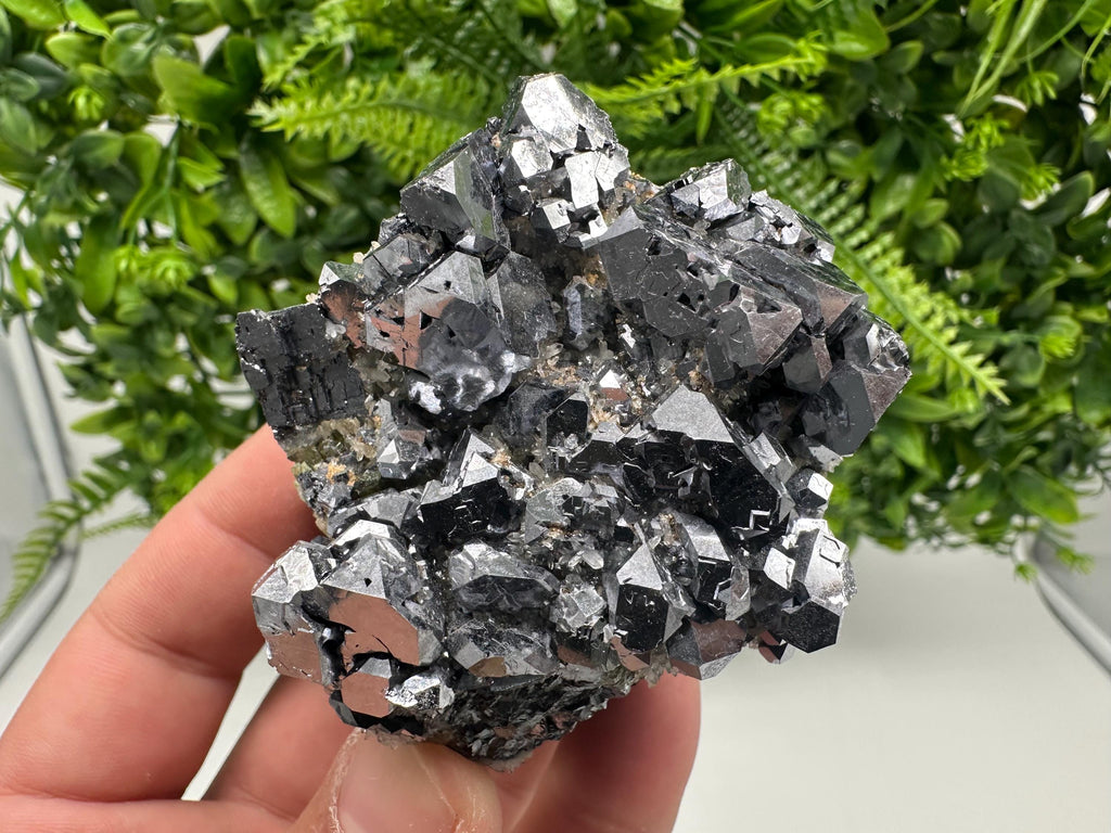 Galena with Quartz Specimen: Krushev Dol Mine, Bulgaria
