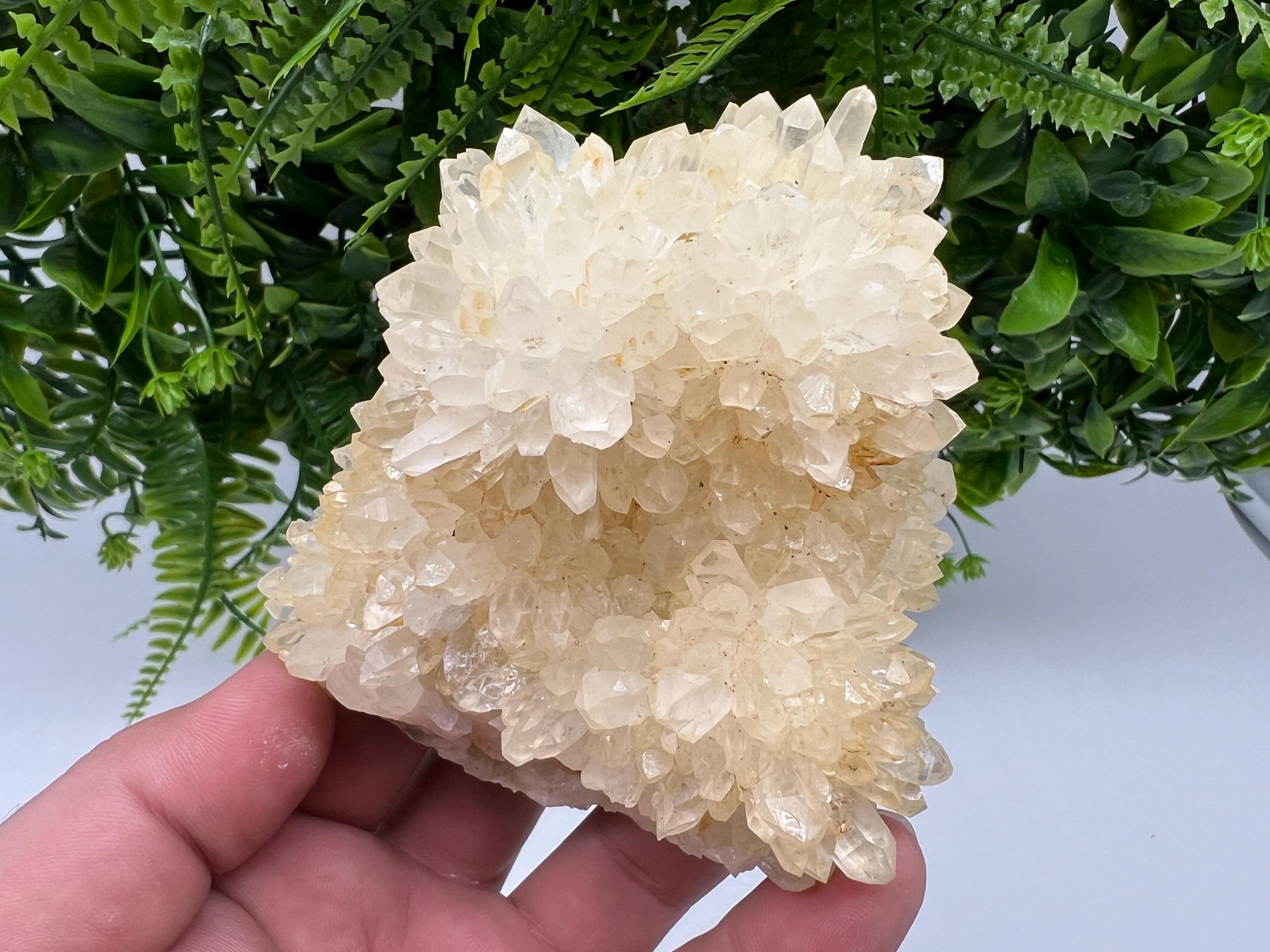Stunning LIMONITE Quartz whit inclusions natural minerals souvenir gift crystal collection stone rare Quartz cluster 9 September Bulgaria