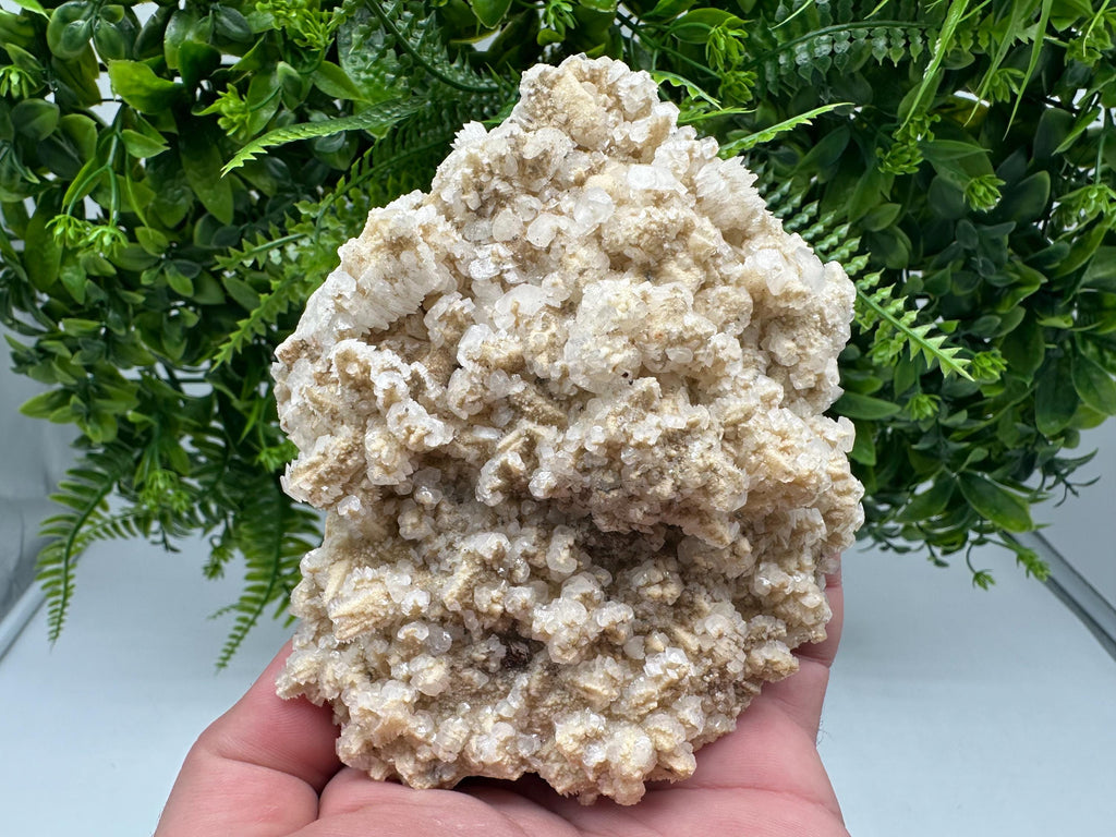 Fluorescent Mangano Calcite Specimen: Rhodopes Bulgaria Mineral Decor