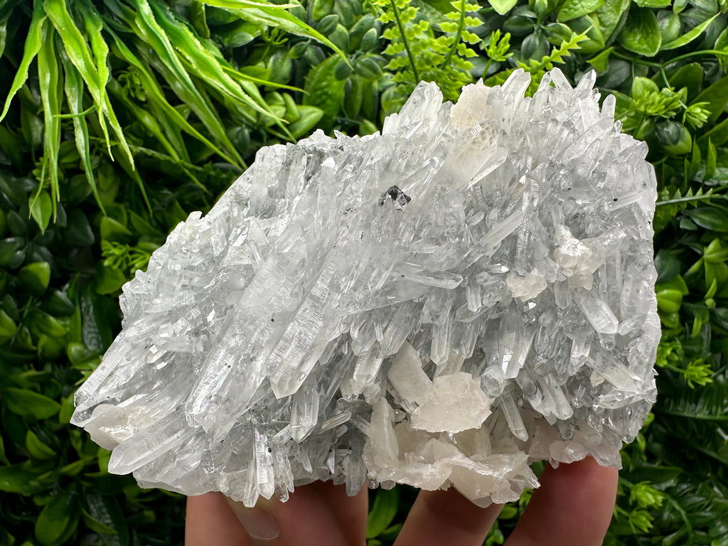 Sphalerite Calcite on Quartz, Bulgaria Mineral Specimen, Home Decor Stone