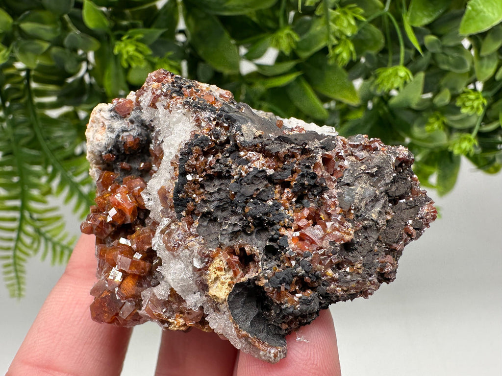 Red Vanadinite on Barite from Marocco,crystal minerals Speciment cluster Vanadinite crystal Vanadinite Geology Vanadinite cluster minerals