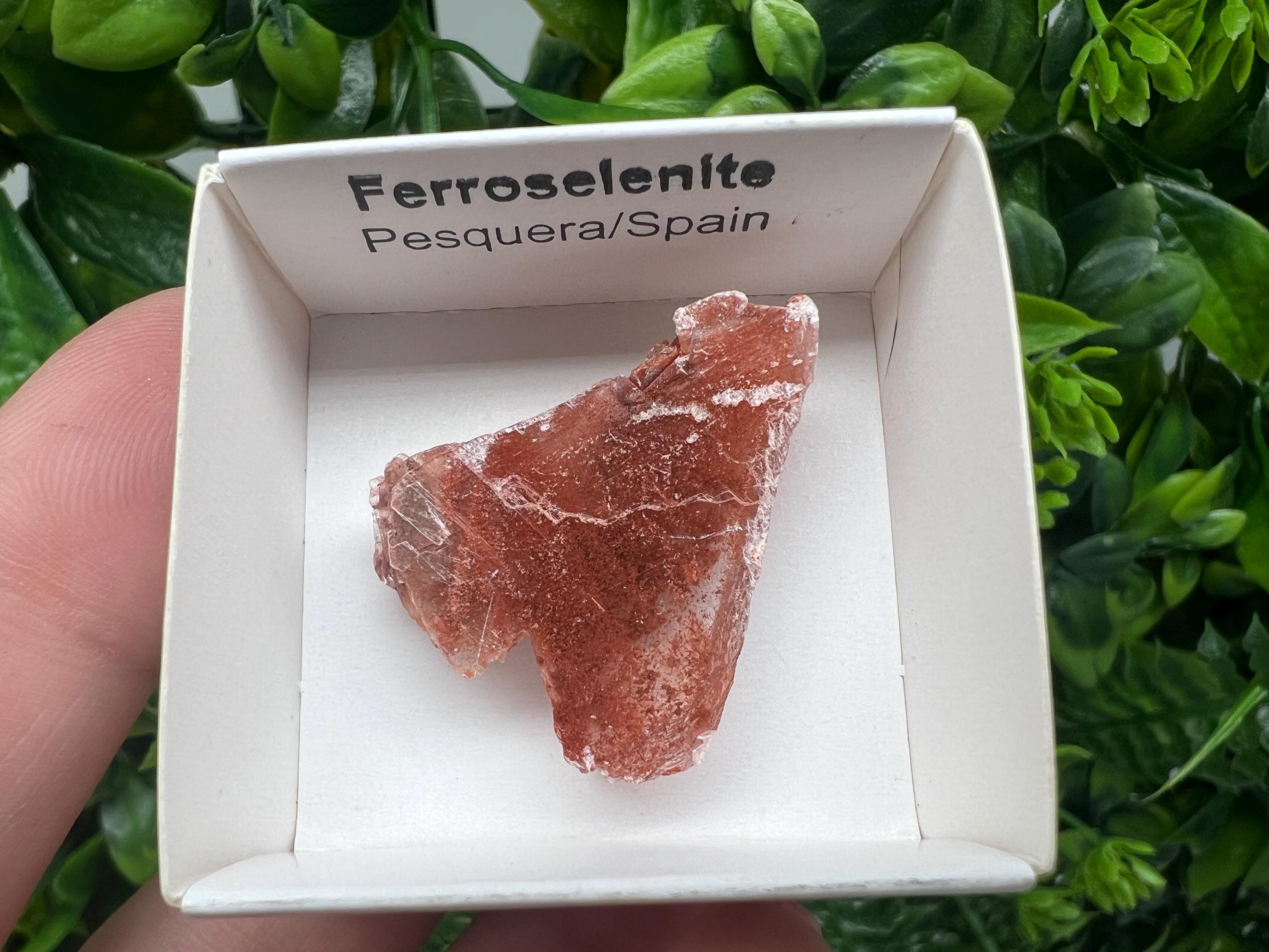 Rare Ferroselenite Crystal Specimen: La Pesquera, Spain (3/3 cm