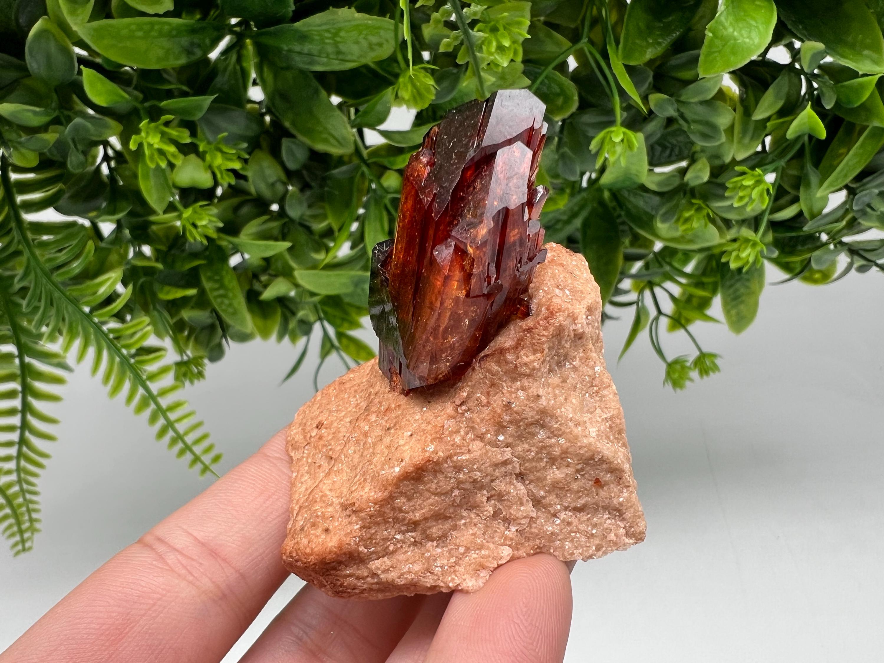 Orange-Brown Arcanite Mineral Specimen, Santa Ana Tin Mine