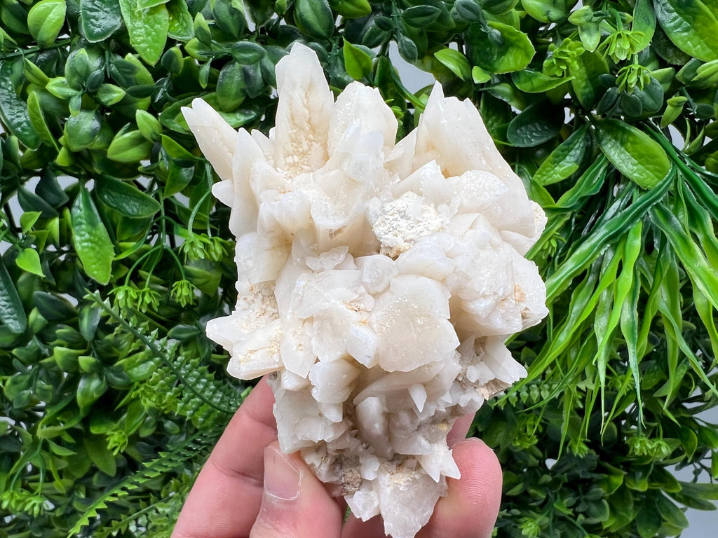 Calcite on Aragonite: Djurcovo Mine, Bulgaria Crystal