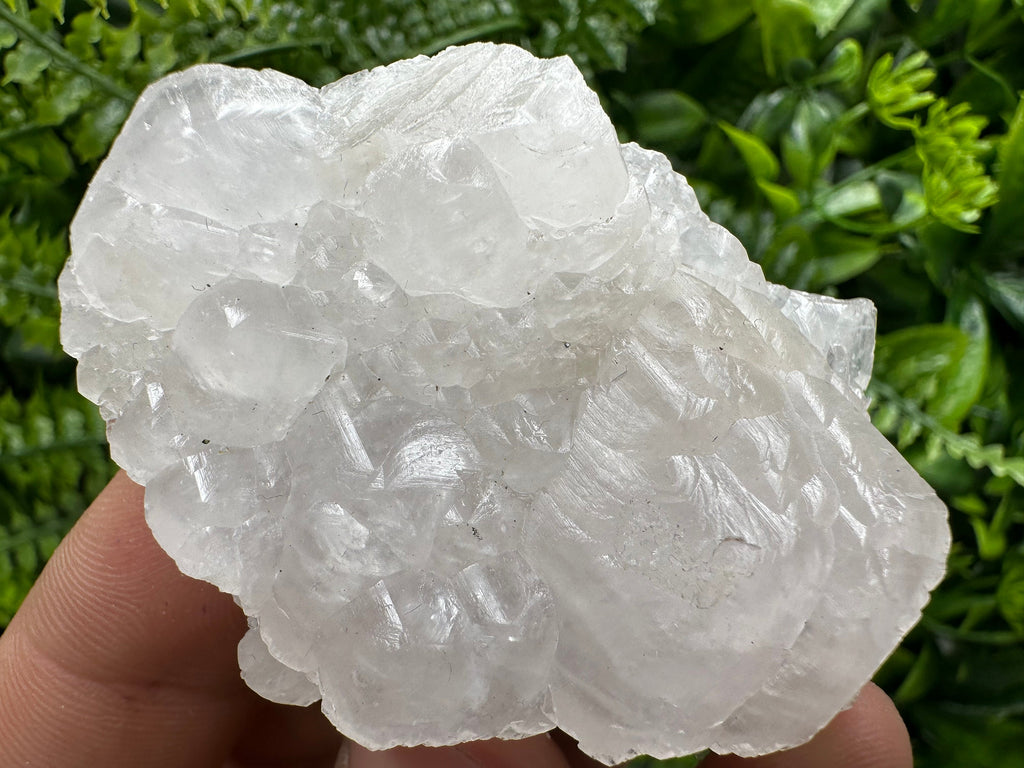 Fluorescent Mangano Calcite Specimen: Rhodopes Bulgaria Mineral Decor
