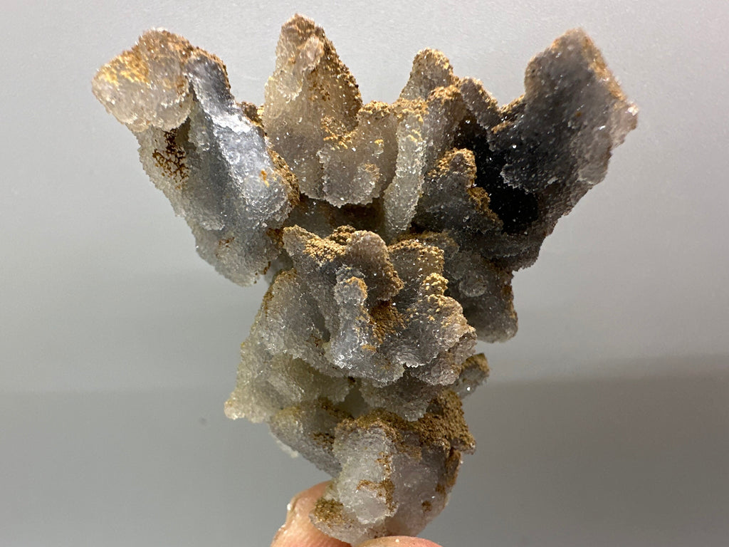Chlorite Chalcedony Quartz Cluster, Madan Bulgaria Mineral Specimen