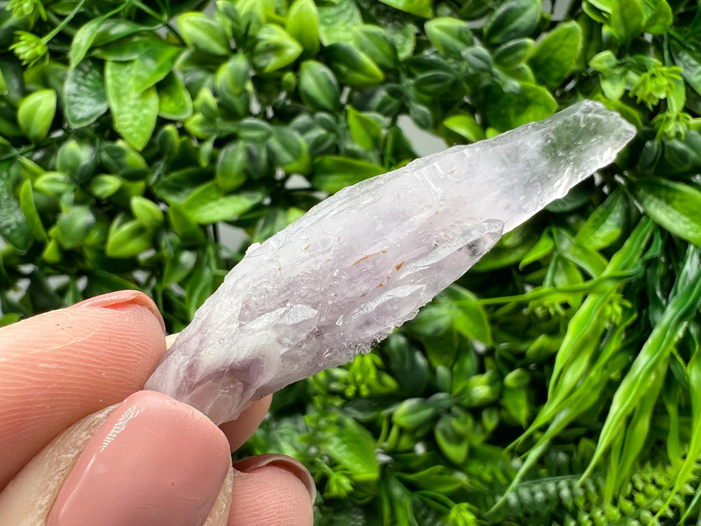 Amethyst Phantom Quartz with Chalcedony and Chlorite Inclusions