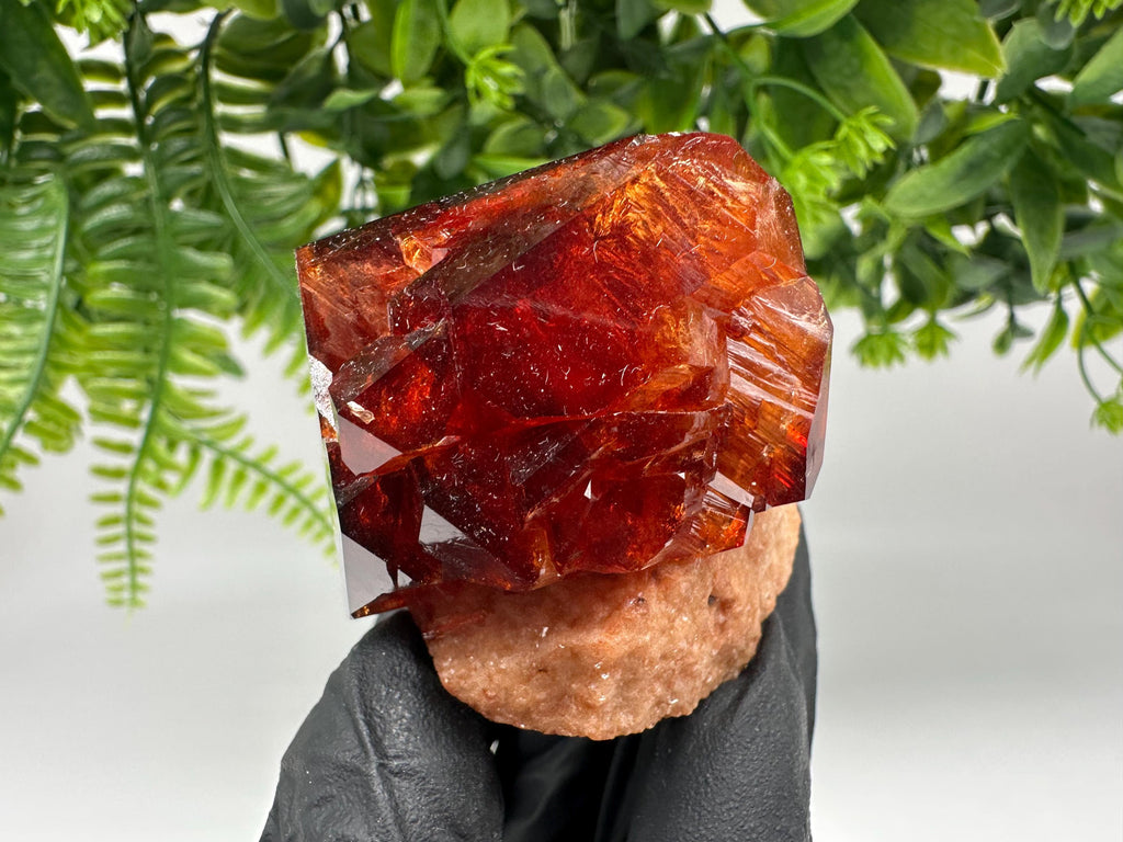 Orange-Brown Arcanite Mineral Specimen, Santa Ana Tin Mine