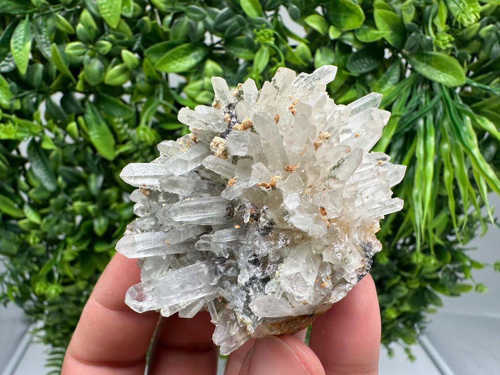 Stunning Quartz whit Sphalerite,Hematite,Iron oxide from 9th September mine,natural,collectible mineral specimen,home decor stone,gift,cryst