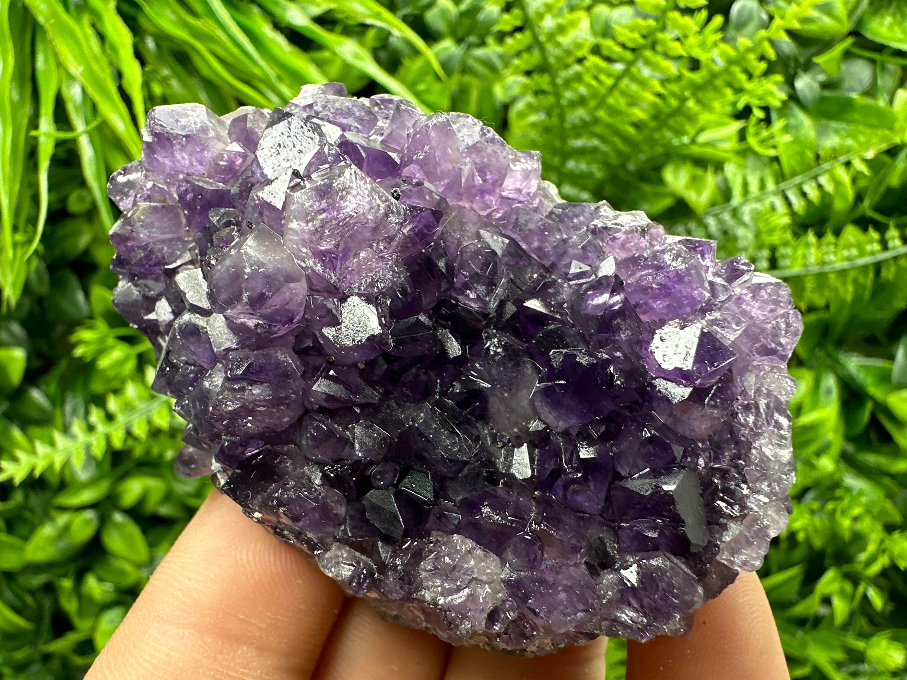Uruguay Amethyst Cluster: Purple Quartz Crystal, Home Decor