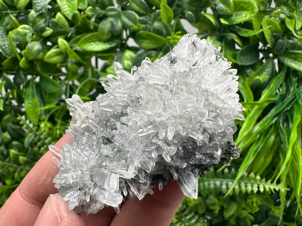 Transparent Quartz on Chlorite Matrix, Bulgaria Mineral Specimen