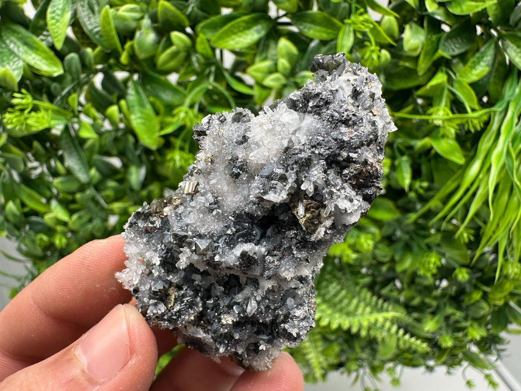 Quartz, Chlorite, Galena & Sphalerite Mineral Specimen: Borieva Mine