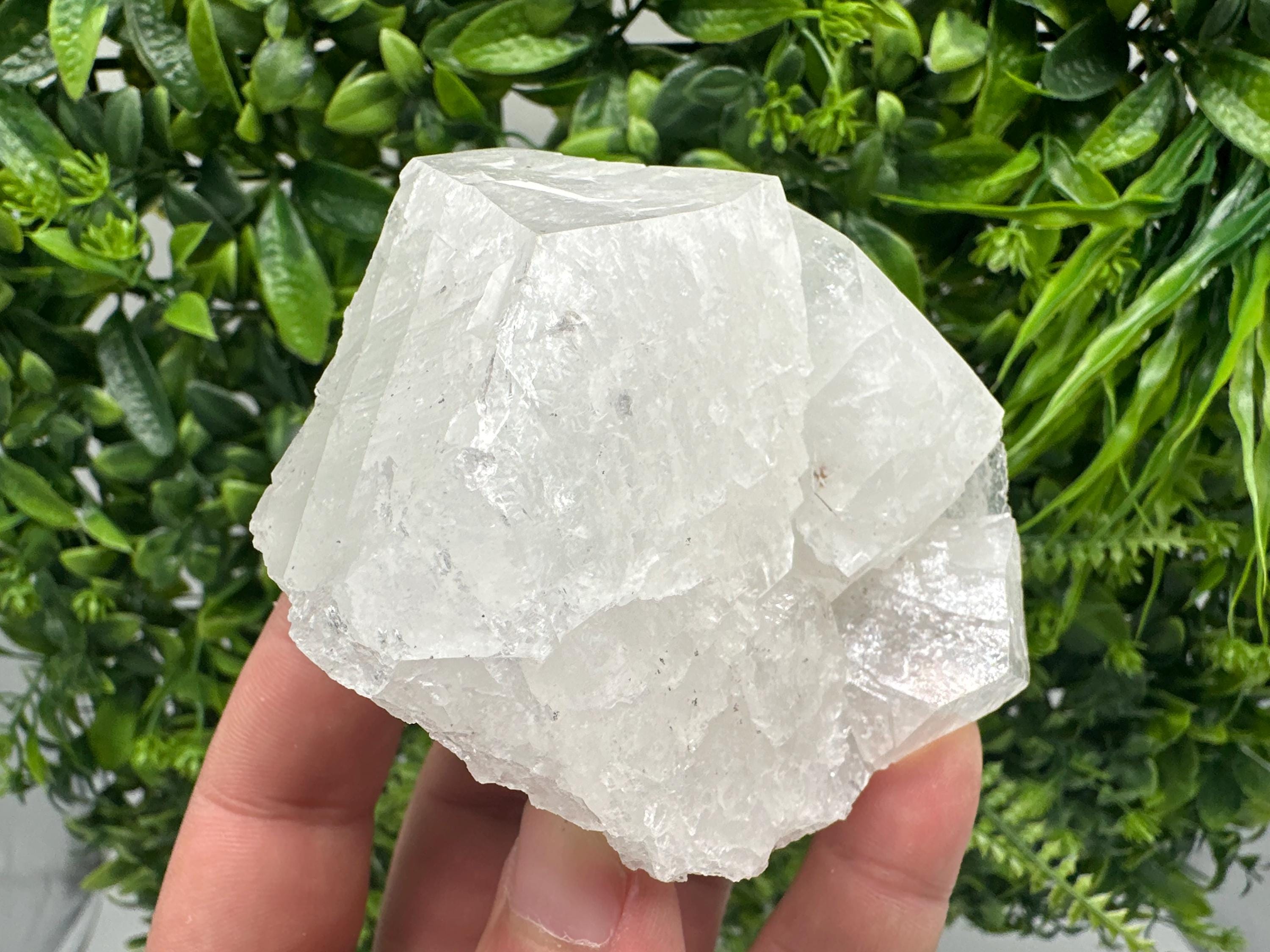 Apophyllite Stilbite on Chalcedony Specimen, India Crystal